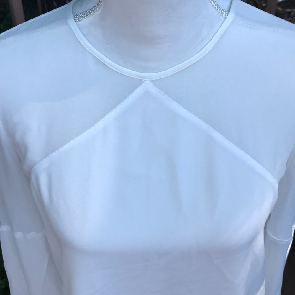 1.State sheer blouse